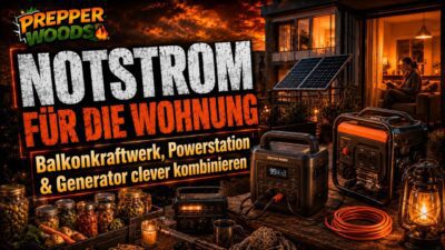 Mehr über den Artikel erfahren Notstrom für die Wohnung: Balkonkraftwerk, Powerstation & Generator clever kombinieren