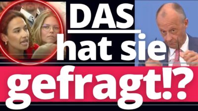 Mehr über den Artikel erfahren Oh GOTT! Das hat sie Merz WIRKLICH gerade GEFRAGT!