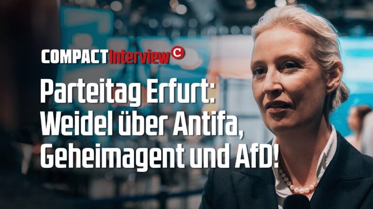 Mehr über den Artikel erfahren Parteitag Erfurt: Weidel über Antifa, Geheimagent und AfD!