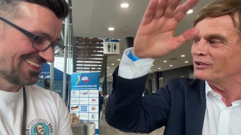 Mehr über den Artikel erfahren Parteitag fast vorbei, PLÖTZLICH knallt Baumann Politbomben am laufenden Band raus! Dringend ansehen