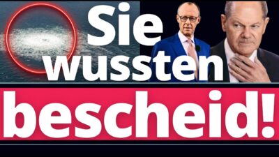 Mehr über den Artikel erfahren Politbombe: Kanzleramt ordnet totale Geheimhaltung Nordstream-Sprengung an!