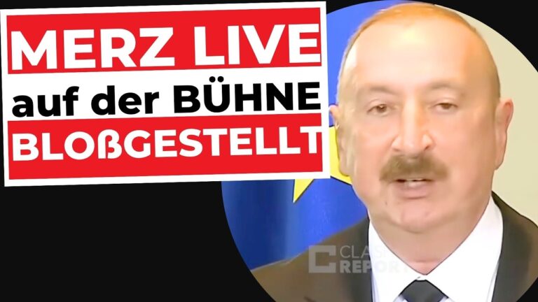 Mehr über den Artikel erfahren PURES POPCORN: Kanzler live blamiert! Lügen-Eklat in Berlin | Merz Baku Skandal