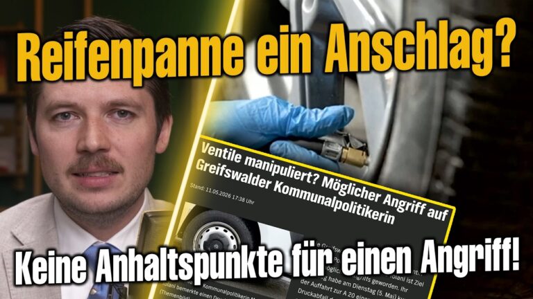 Mehr über den Artikel erfahren Reifenpanne oder rechter Anschlag? Desinformationskampange