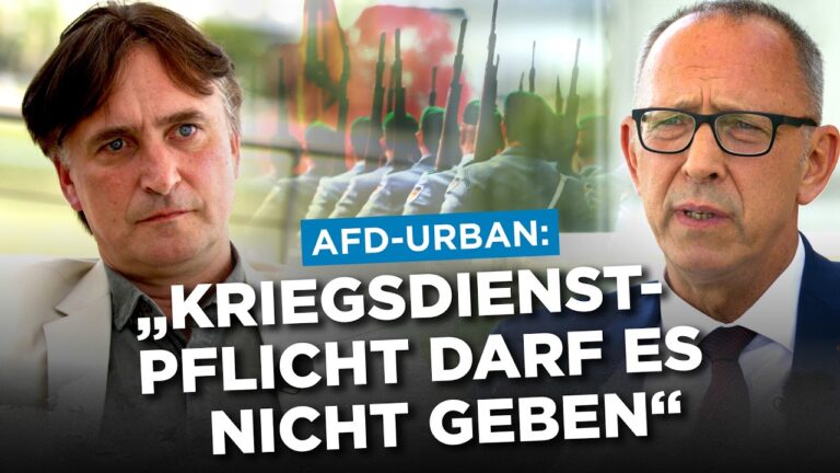 Mehr über den Artikel erfahren Sachsens AfD-Chef Urban: „Die Kriegsdienstpflicht darf es nicht geben“
