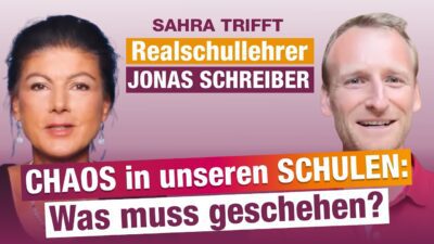 Mehr über den Artikel erfahren „Sahra trifft“ Jonas Schreiber (Realschullehrer):  Die Wahrheit über unsere Schulen