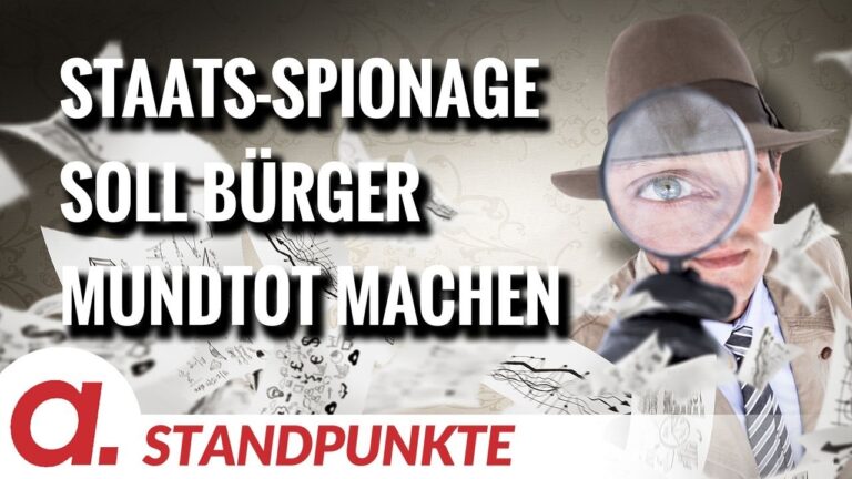 Mehr über den Artikel erfahren Staats-Spionage soll Bürger mundtot machen | Von Norbert Häring | Apolut