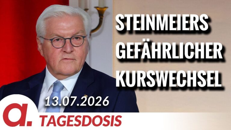 Mehr über den Artikel erfahren Steinmeiers gefährlicher Kurswechsel | Von Paul Clemente | Apolut
