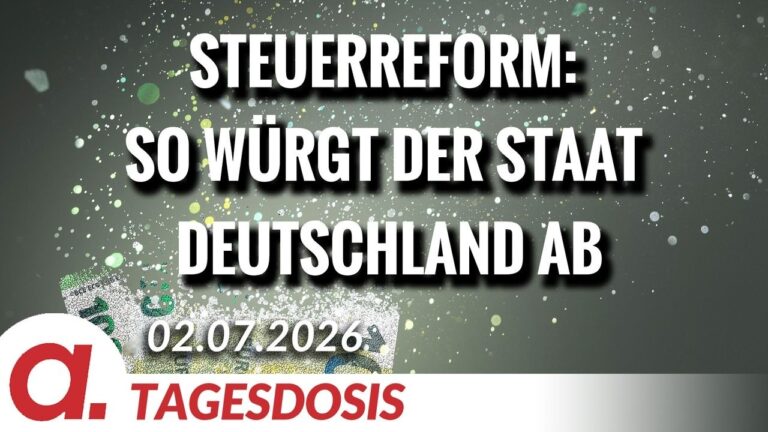 Mehr über den Artikel erfahren Steuerreform: So würgt der Staat Deutschland ab | Von Janine Beicht | Apolut