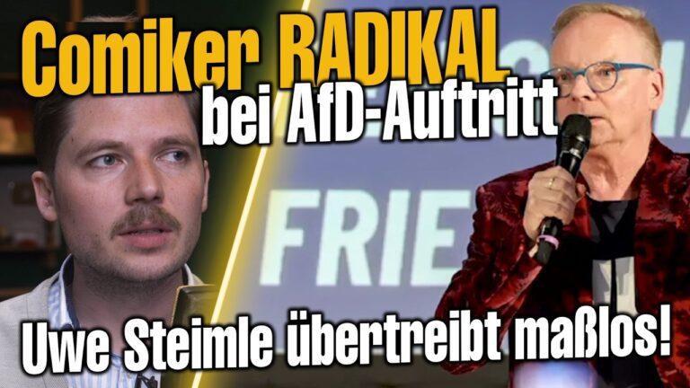 Mehr über den Artikel erfahren Uwe Steimles Auftritt bei AfD Veranstaltung über´s Ziel hinausgeschossen