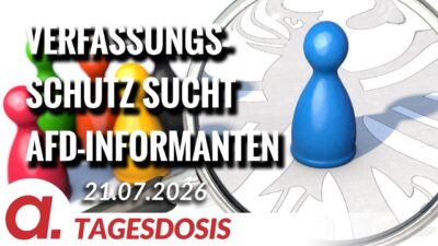 Mehr über den Artikel erfahren Verfassungsschutz sucht AfD-Informanten | Von Claudia Töpper | Apolut