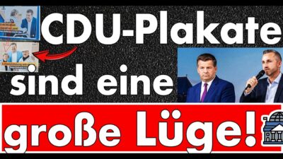 Mehr über den Artikel erfahren 43 % AfD, 23 % CDU – und Sven Schulze lässt Gelähmte laufen! Plakat-Skandal in Sachsen-Anhalt