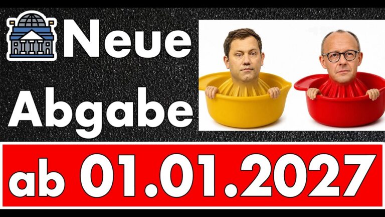 Mehr über den Artikel erfahren Abzocke 2027: Neue Umlage kommt – und die Einordnung aus dem Ministerium ist peinlich!