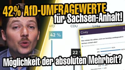 Mehr über den Artikel erfahren AfD bei 42 prozent in Sachsen-Anhalt – Altparteien versagen völlig