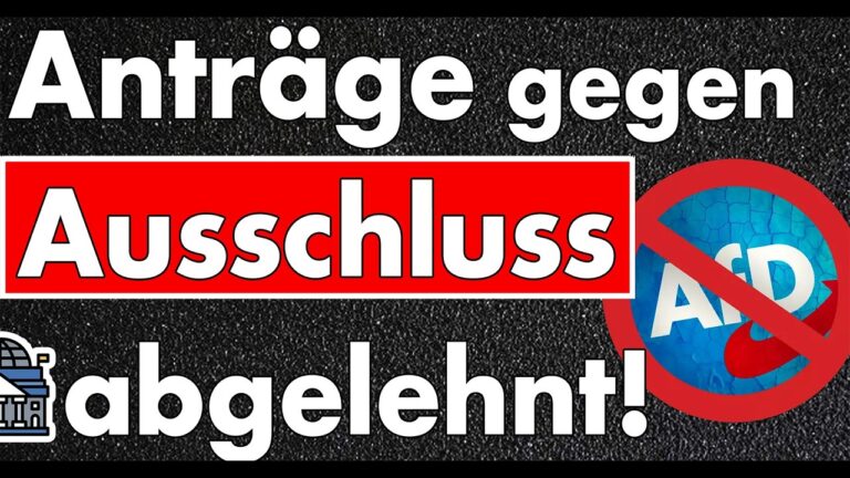 Mehr über den Artikel erfahren AfD darf jeden von der Wahl ausschließen! Anträge auf Überprüfung erst nach der Wahl!