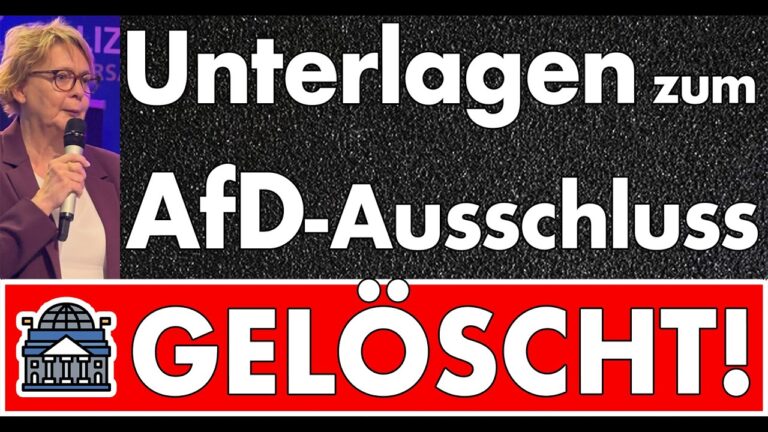 Mehr über den Artikel erfahren AfD-Kandidaten ausgeschlossen – und alle Akten sofort gelöscht – STASI 2.0!