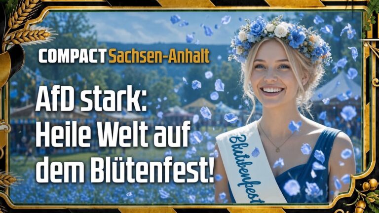Mehr über den Artikel erfahren AfD stark: Heile Welt auf dem Blütenfest!