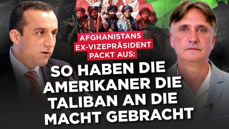 Mehr über den Artikel erfahren Afghanistans Ex-Vizepräsident packt aus: So haben die Amerikaner die Taliban an die Macht gebracht