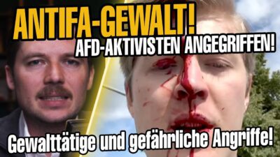 Mehr über den Artikel erfahren Angriffe von gewalttätige Antifa auf Generation Deutschland in Schwerin