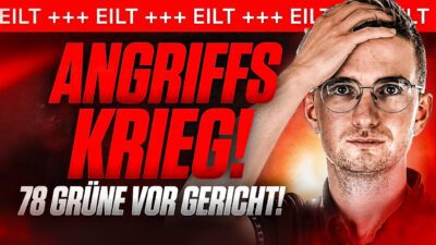 Mehr über den Artikel erfahren ANGRIFFSKRIEG GEPLANT! GRÜNEN ABGEORDNETE VOR GERICHT! (Kein Witz.)