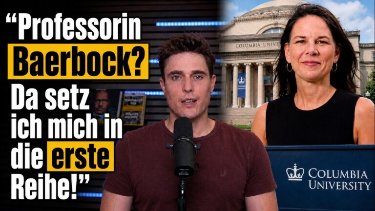 Mehr über den Artikel erfahren ANNALENA BAERBOCK: „Professorin Baerbock? Da setz` ich mich in die erste Reihe!“