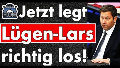 Mehr über den Artikel erfahren Antifa-Finanzminister: Lügen-Lars belügt das Volk – Steuerpläne sind ein Schlag ins Gesicht!