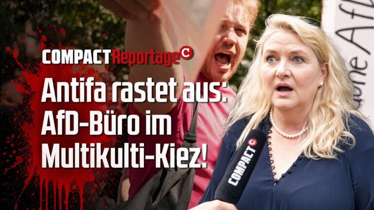 Mehr über den Artikel erfahren Antifa rastet völlig aus! AfD-Büro in Neukölln