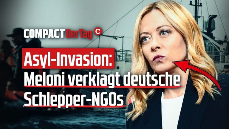Mehr über den Artikel erfahren Asyl-Invasion: Meloni verklagt deutsche Schlepper-NGOs💥
