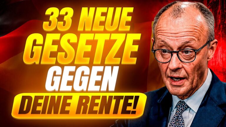 Mehr über den Artikel erfahren BESCHLOSSEN: 33 NEUE Gesetze GEGEN DEINE RENTE! Bist DU betroffen?!