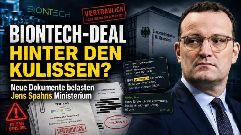 Mehr über den Artikel erfahren BIONTECH-DEAL HINTER DEN KULISSEN? Neue Dokumente belasten Spahns Ministerium | Dr. Sabine Stebel