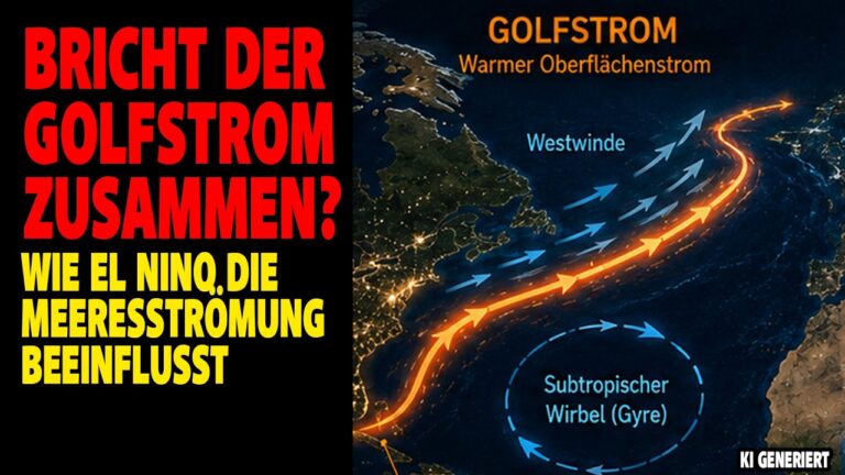 Mehr über den Artikel erfahren Bricht der Golfstrom zusammen? Wie El Nino die Meeresströmung beeinflusst