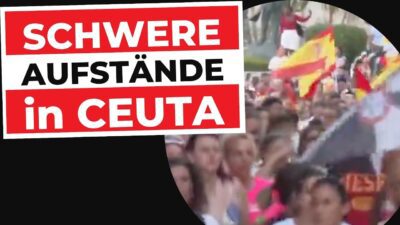 Mehr über den Artikel erfahren Bürgerkriegs-Szenen? – EU-Grenze kollabiert: Der Staat gibt auf | EU-Krise Ceuta