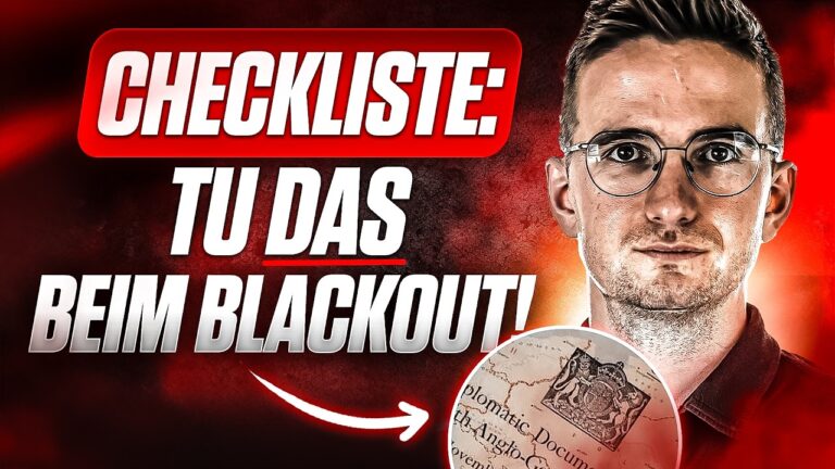 Mehr über den Artikel erfahren CHECKLISTE: Diese 7 Dinge musst du beim Blackout SOFORT tun!