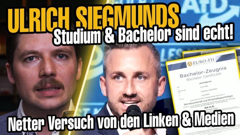 Mehr über den Artikel erfahren Der Bachelor von Ulrich Siegmund – alle Zweifel ausgeräumt