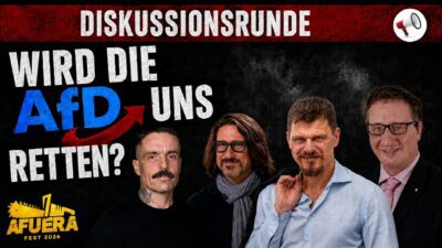 Mehr über den Artikel erfahren Diskussionsrunde mit Helmut Reinhardt: Wird die AfD uns retten können und ohne Dexit kein Afuera?