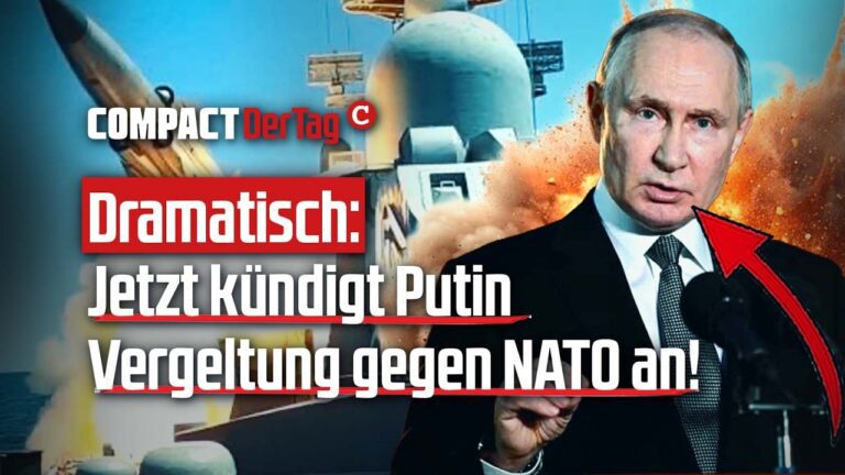 Mehr über den Artikel erfahren Dramatisch: Jetzt kündigt Putin Vergeltung gegen NATO an!💥