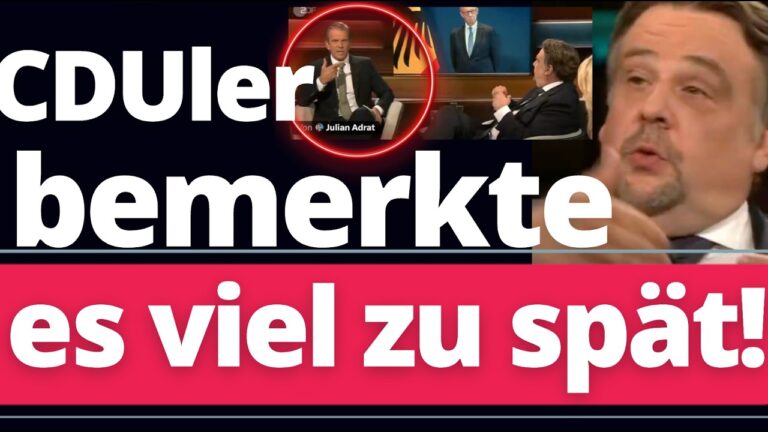 Mehr über den Artikel erfahren EIL: CDU-Mann will schnell zurückrudern, aber es war schon zu spät!