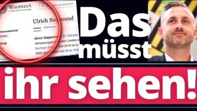 Mehr über den Artikel erfahren EIL: Linker Shitstorm gegen Ulrich Siegmund KRACHT VOLLSTÄNDIG auseinander!