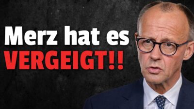 Mehr über den Artikel erfahren 💥Merz hat „Amtseid GEBROCHEN: SCHWERSTE Vorwürfe!
