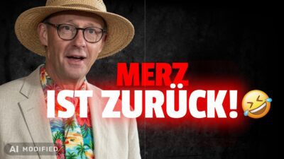 Mehr über den Artikel erfahren 💥Merz wieder da: DIREKT nach Urlaub AUSGEBUHT 😂