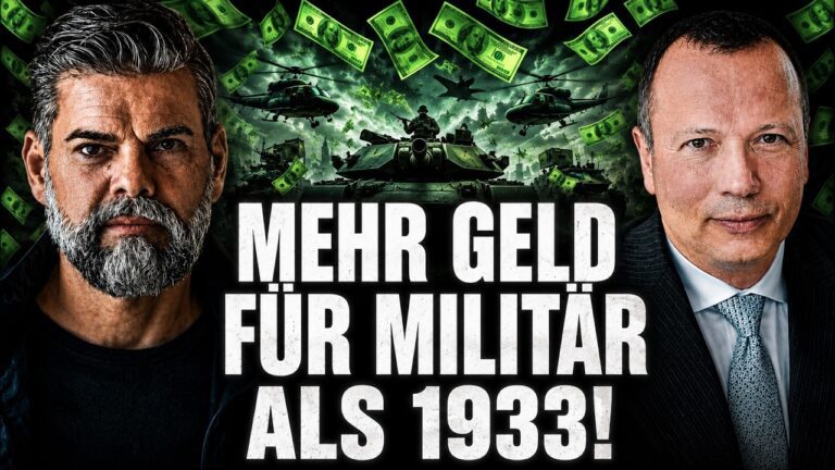 Mehr über den Artikel erfahren 😳🚨 Markus Krall: „Unser Rüstungsprogramm ist 50x größer als das von Hitler!“