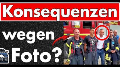 Mehr über den Artikel erfahren Foto mit AfD-Spitzenkandidat Siegmund: Egelner Feuerwehr drohen Konsequenzen