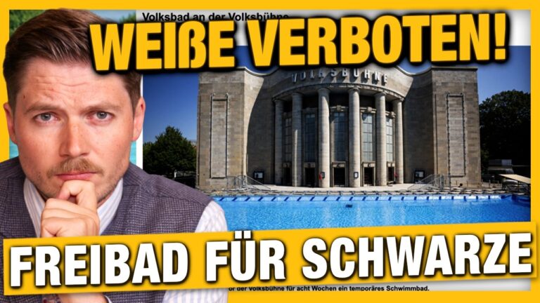 Mehr über den Artikel erfahren Freibad nur für SCHWARZE! Grüner singt Ausländer raus & Mario Voigt tritt NICHT zurück | LIVE