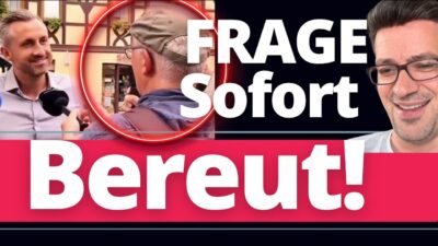 Mehr über den Artikel erfahren GENIAL: Diese Frage BEREUT DER freche REPORTER SOFORT!