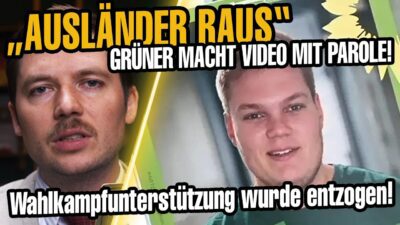 Mehr über den Artikel erfahren Grüner singt „Ausländer raus!“ – Wahlkampf-Unterstützung verloren