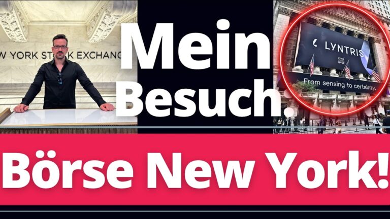 Mehr über den Artikel erfahren Ich bin in die NEW YORK Stock Exchange reingekommen!