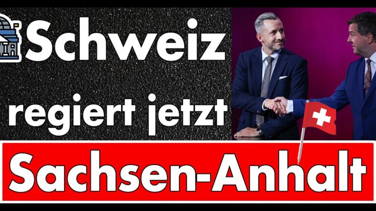Mehr über den Artikel erfahren Ich will nicht, dass Sachsen-Anhalt aus der Schweiz regiert wird?