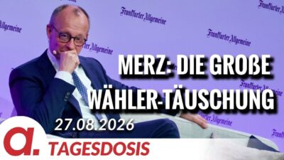 Mehr über den Artikel erfahren Kanzler der gebrochenen Schwüre | Von Janine Beicht | Apolut