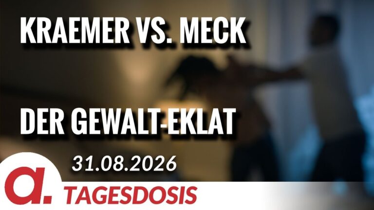 Mehr über den Artikel erfahren Kraemer vs. Meck: Der Gewalt-Eklat | Von Paul Clemente | Apolut
