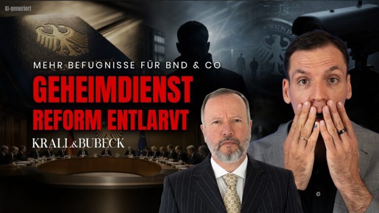 Mehr über den Artikel erfahren Krall & Bubeck: JETZT darf der Staat ALLES – Trennungsgebot stirbt!