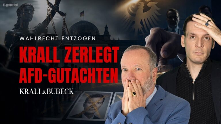 Mehr über den Artikel erfahren Krall & Bubeck: Wahlrecht-Skandal — JETZT trifft es die Wähler!